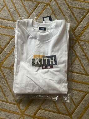 Kith Tokyo Boro Logo Tee White Size M